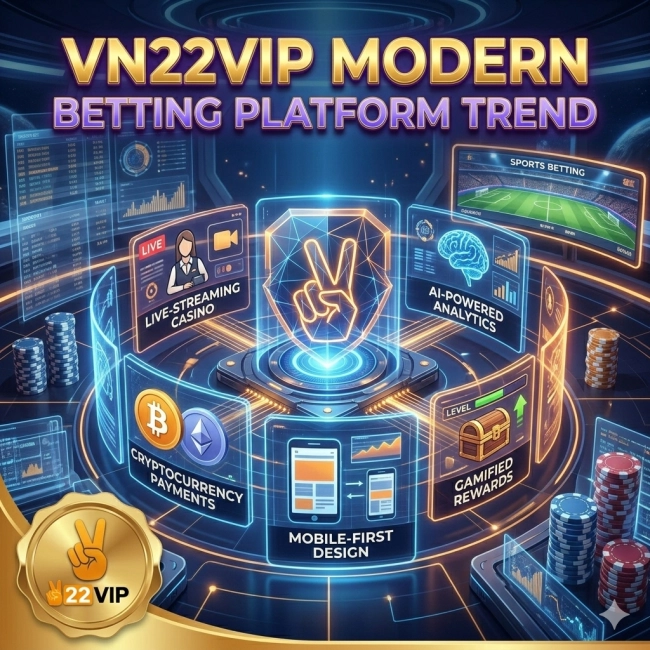 VN22VIP Và Xu Hướng Sử Dụng Nền Tảng Trung Tâm Trong Cá Cược Online Hiện Đại