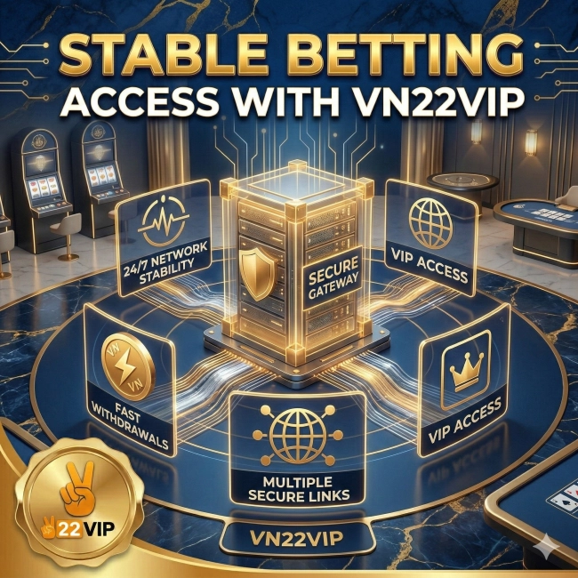 Truy cập nhà cái ổn định và an toàn qua trung tâm VN22VIP